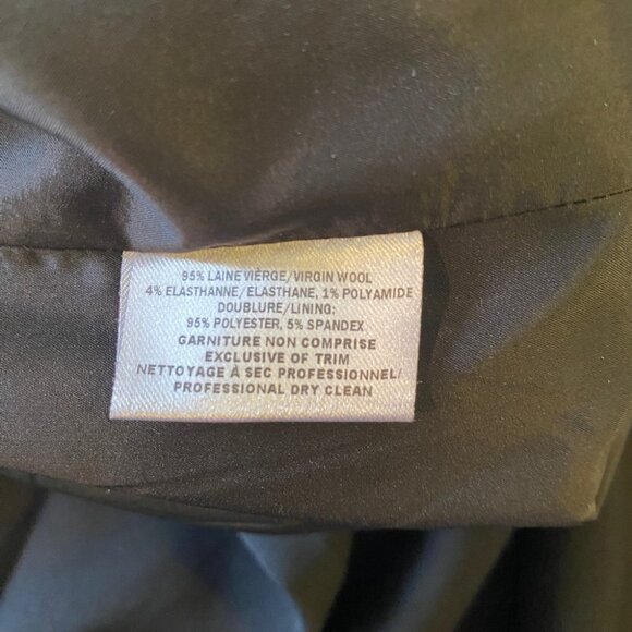 NWOT Judith & Charles  Midnight Black Evening Dress Ladies 8 - Picture 9 of 15